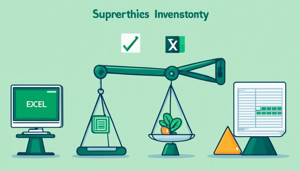 Excel vs Access for inventory management comparison