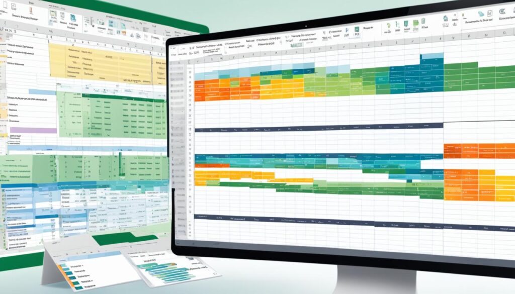 Excel Task Planner with Custom Elements