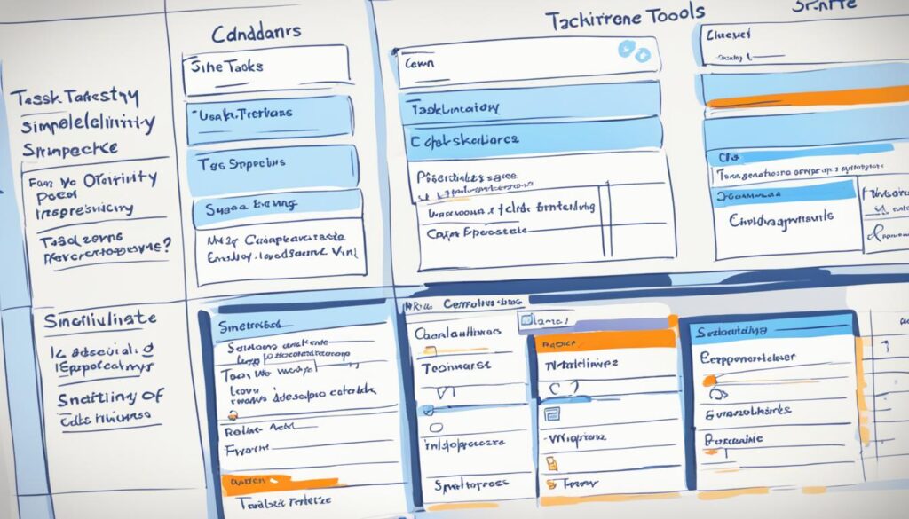 Project Scheduling Software Interface