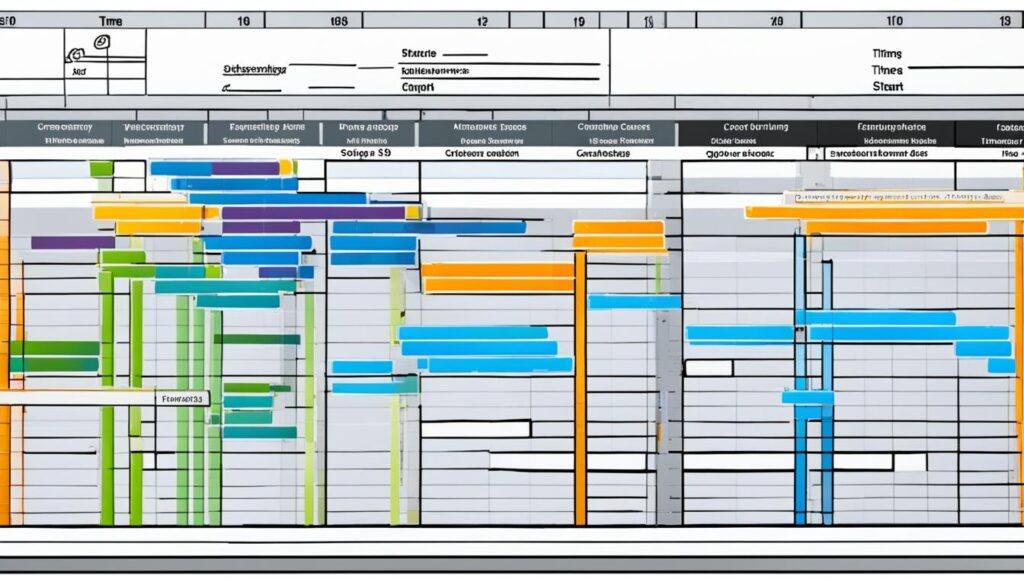 Structure of Gantt Chart Grid