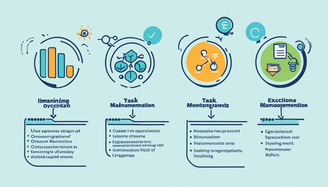 What are the 4 elements of task management?